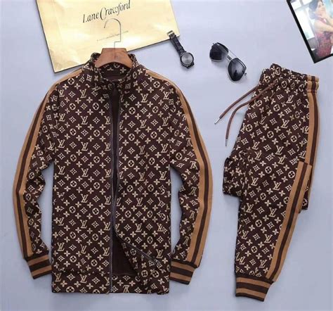 louis vuitton sweat suits|louis vuitton tracksuit men.